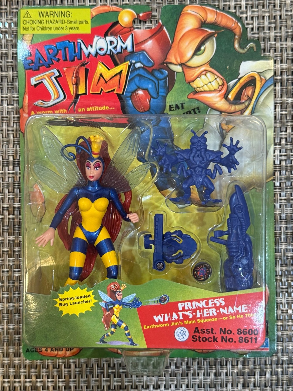 Earthworm Jim 'Princess What's-Her-Name' Action Figure - Blue & Yellow